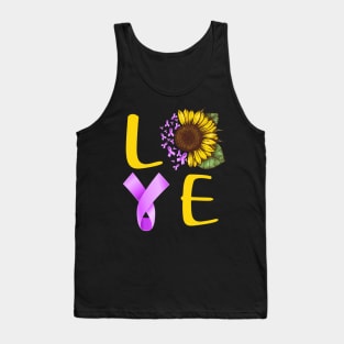 love lupus sunflower Tank Top